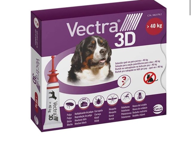 Pipeta Vectra 3d para perros de >40kg